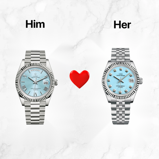Ice Blue Valentine Set elegant romantic gift