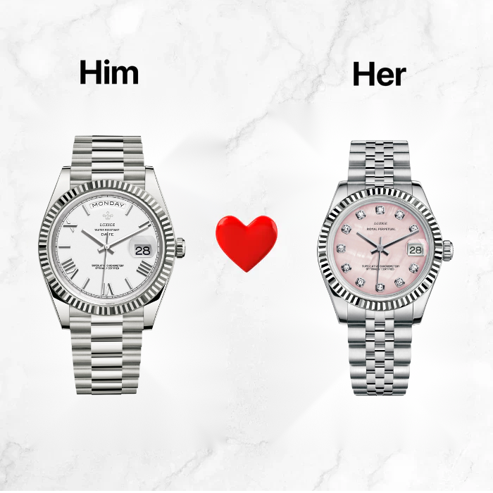 White Pink Valentine Set elegant romantic gift